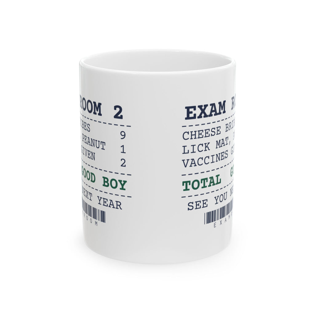 Funny Vet Tech Coffee Mug Cheese Bribes Exam Room Receipt For Vet Techs