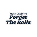 Funny Christmas Family Sticker Most Likely To Forget The Rolls