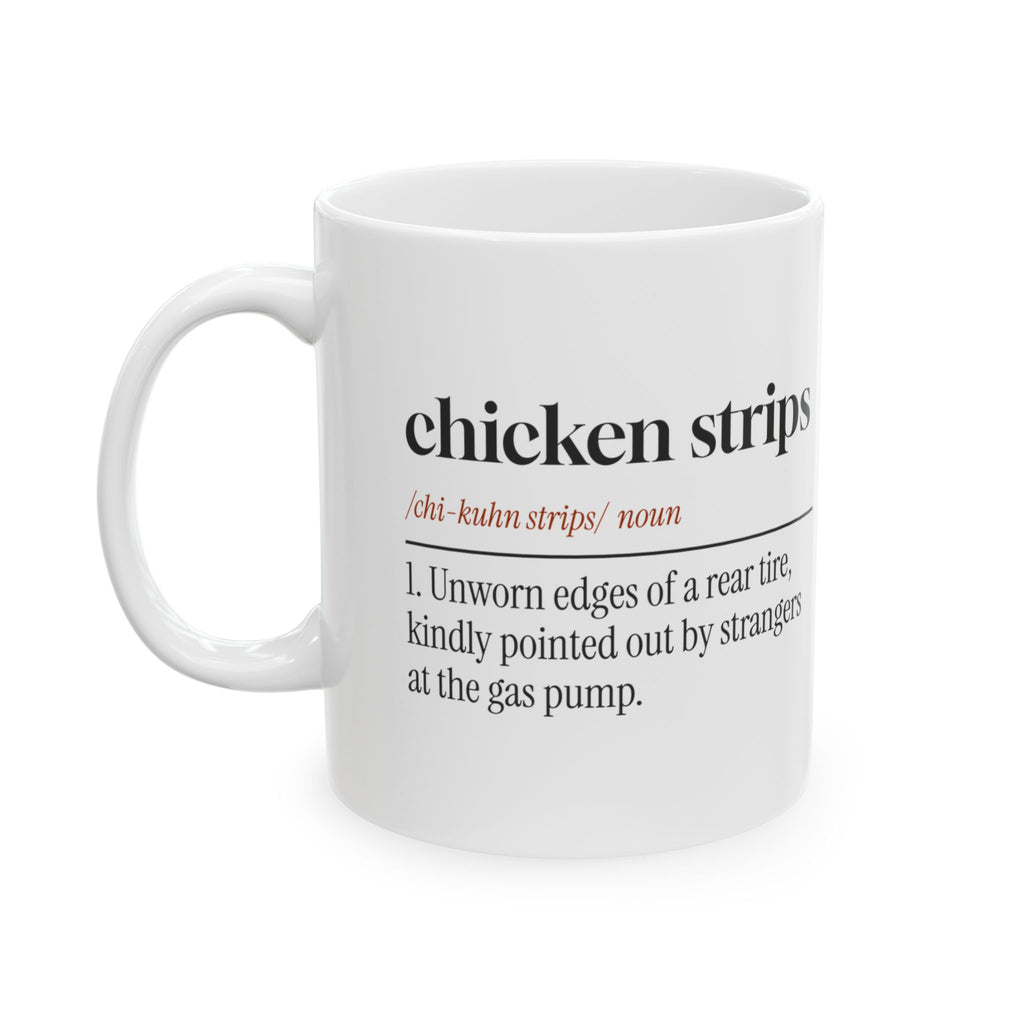 Motorcycle Coffee Mug Chicken Strips Definition For Riders
