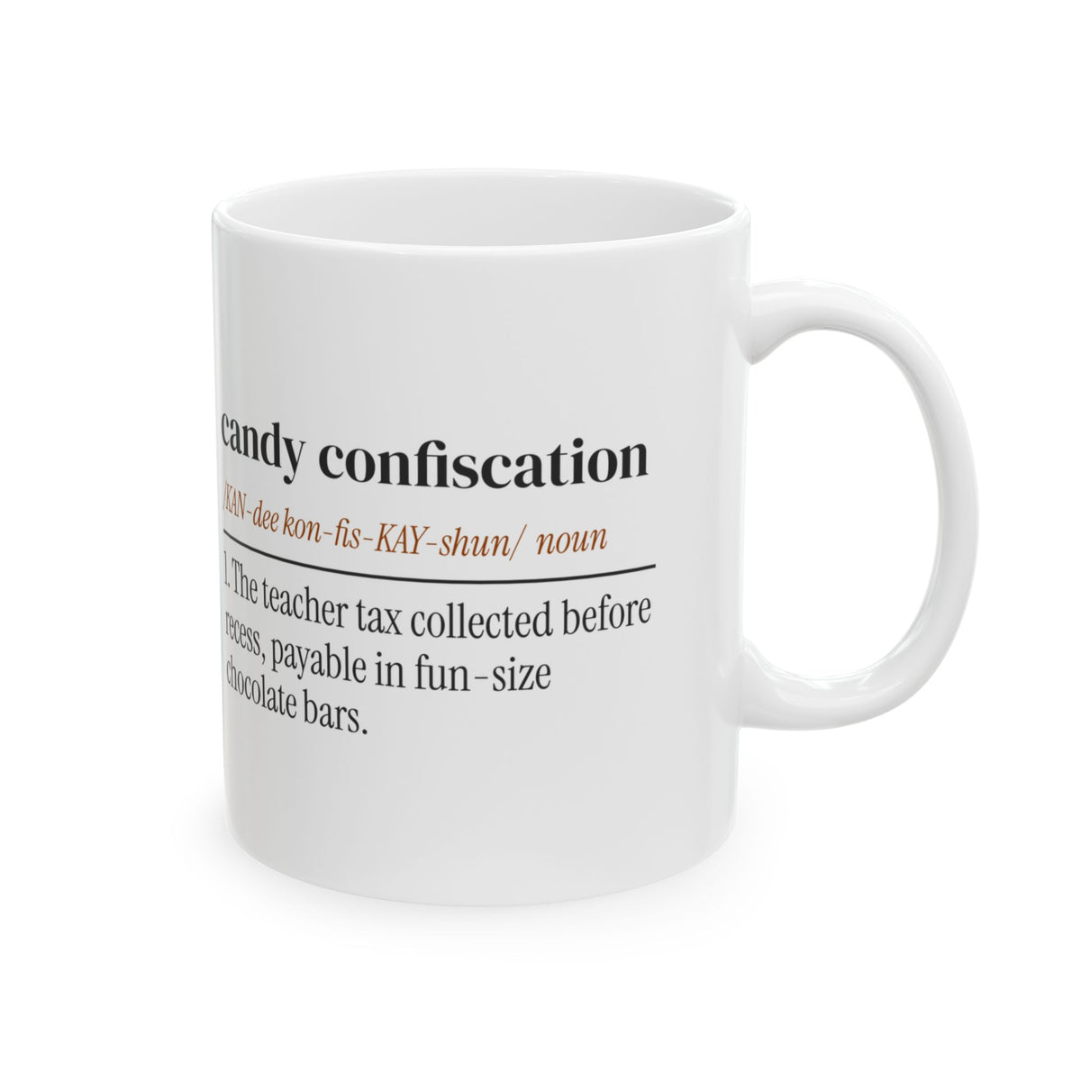 Spooky Teacher Coffee Mug Candy Confiscation For Teachers