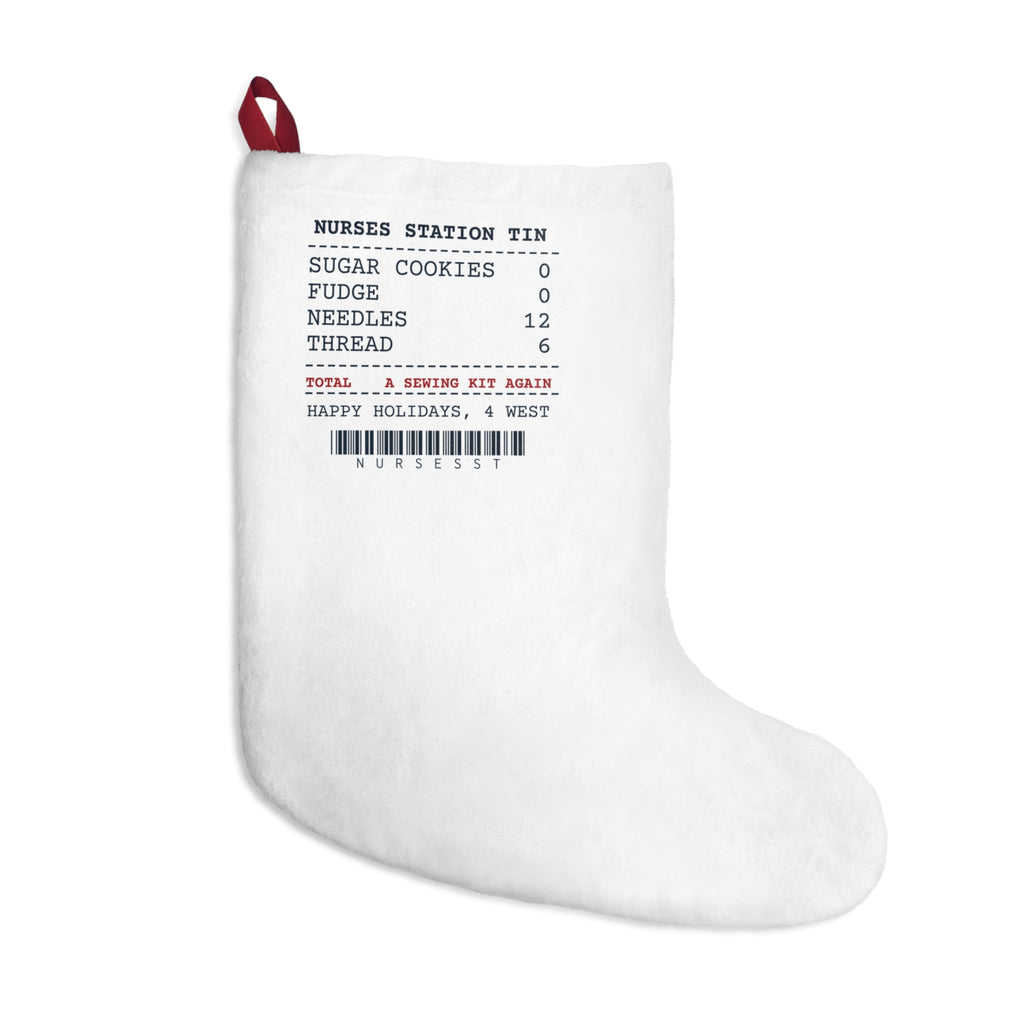 Funny Christmas Nurse Christmas Stocking Opened The Cookie Tin Found A