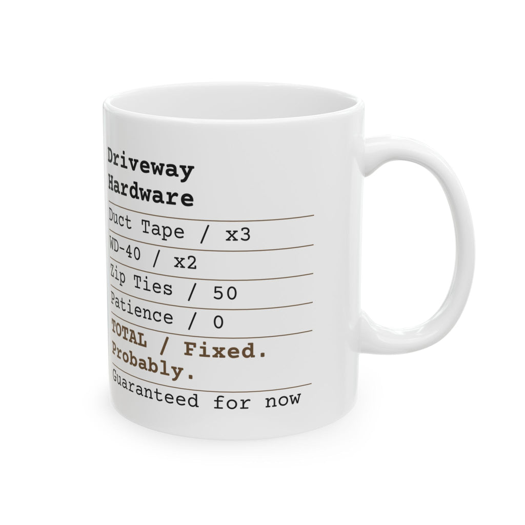 Funny Dad Coffee Mug Fixed Probably Receipt For Dad