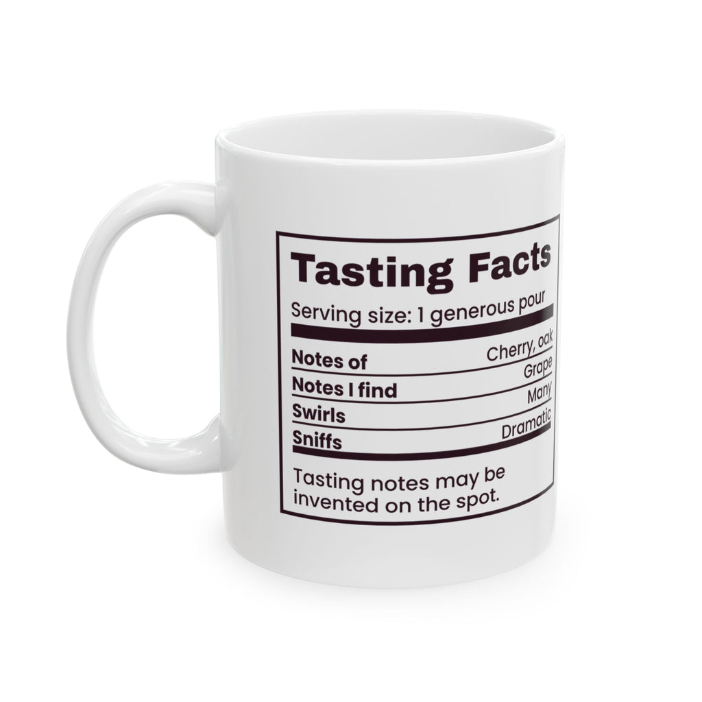 Funny Wine Lover Mug Notes Of Cherry I Taste Grape Tasting Label