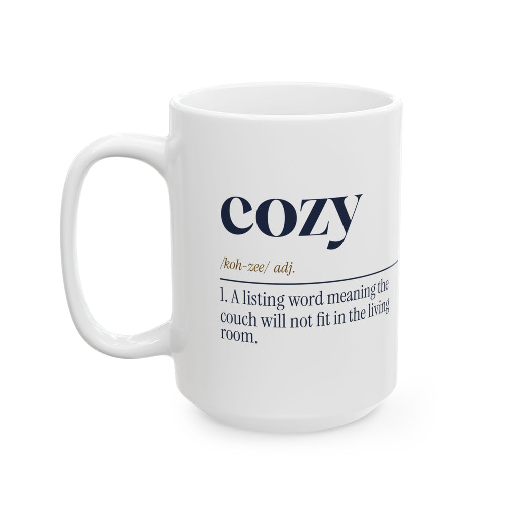 Funny Real Estate Agent Coffee Mug Cozy Dictionary Definition