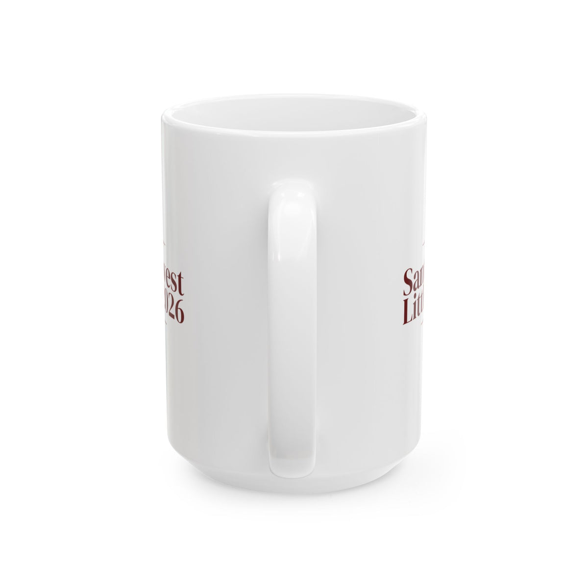 Christmas Coffee Mug Santa's Newest Little Fan 2026 Baby Keepsake