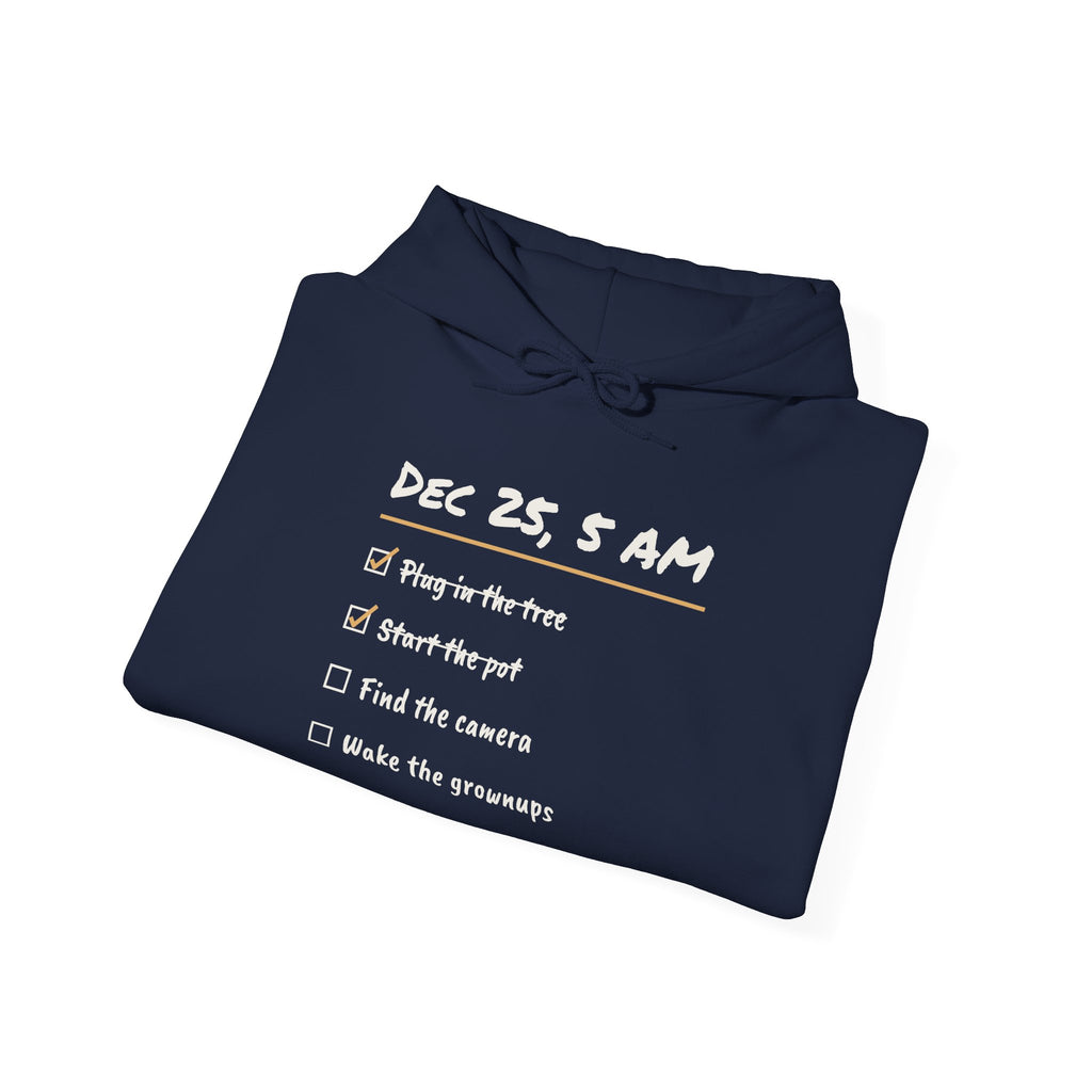 Funny Christmas Hoodie Plug In The Tree Start The Pot Checklist