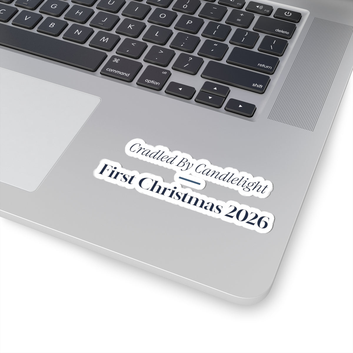 Christmas Sticker Cradled By Candlelight First Christmas 2026