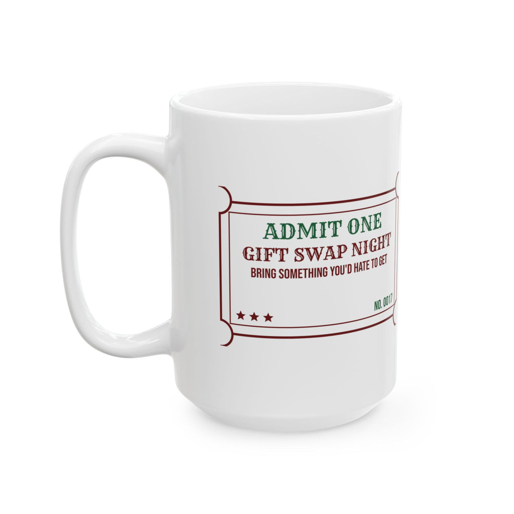 Funny White Elephant Coffee Mug Bring Something You'd Hate To Get