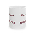 Christmas Nurse Coffee Mug Merry Christmas To Our Nurse 2026