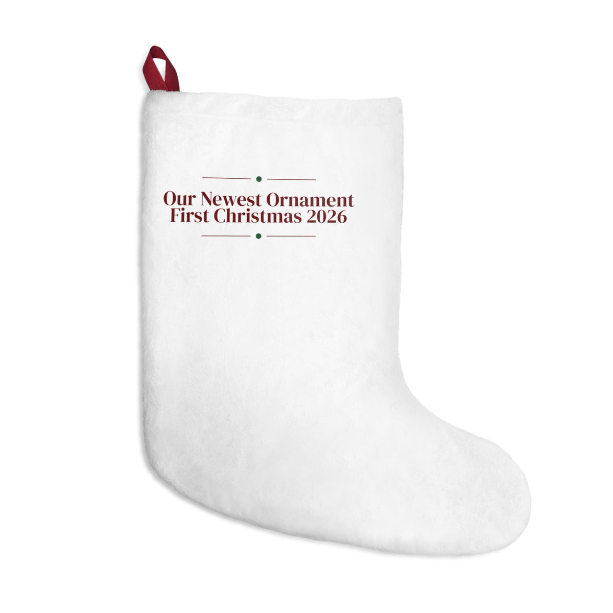 Babys First Christmas 2026 Christmas Stocking Our Newest Ornament For New