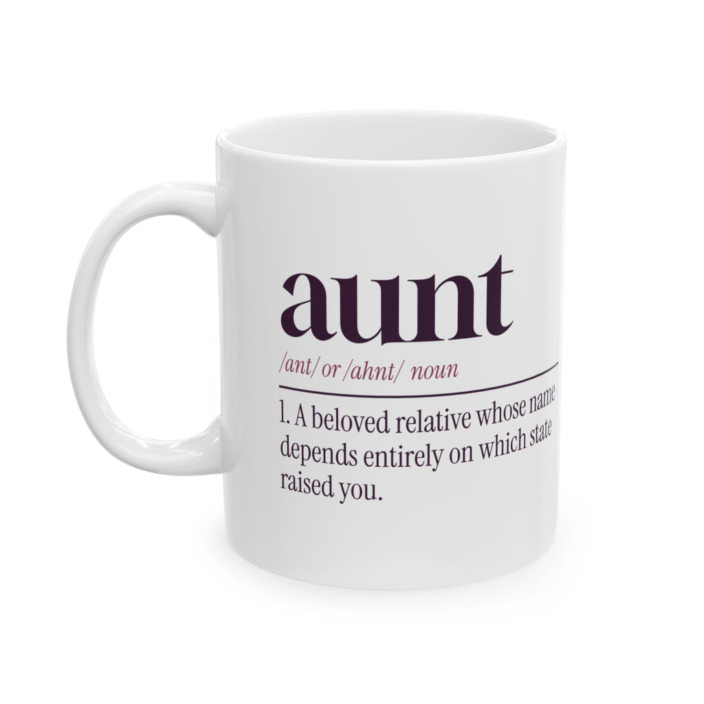 Funny Aunt Dictionary Mug Ant Or Ahnt Coffee Cup For Aunties