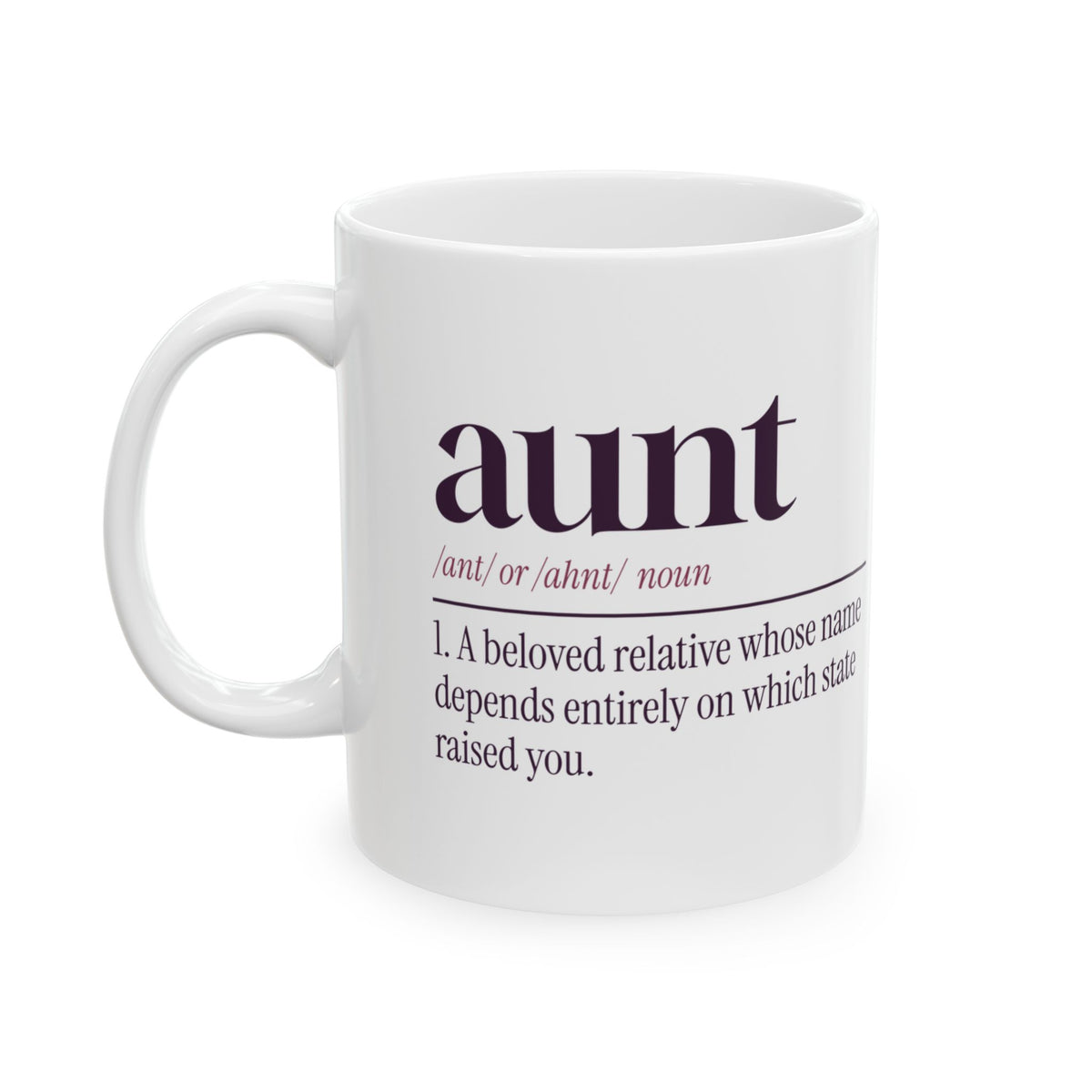 Funny Aunt Dictionary Mug Ant Or Ahnt Coffee Cup For Aunties