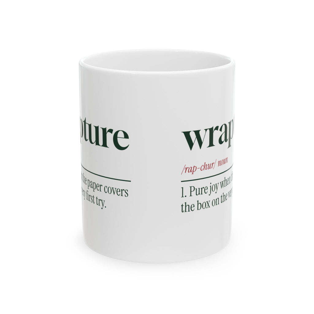 Funny Christmas Wrapping Paper Coffee Mug Wrapture Definition
