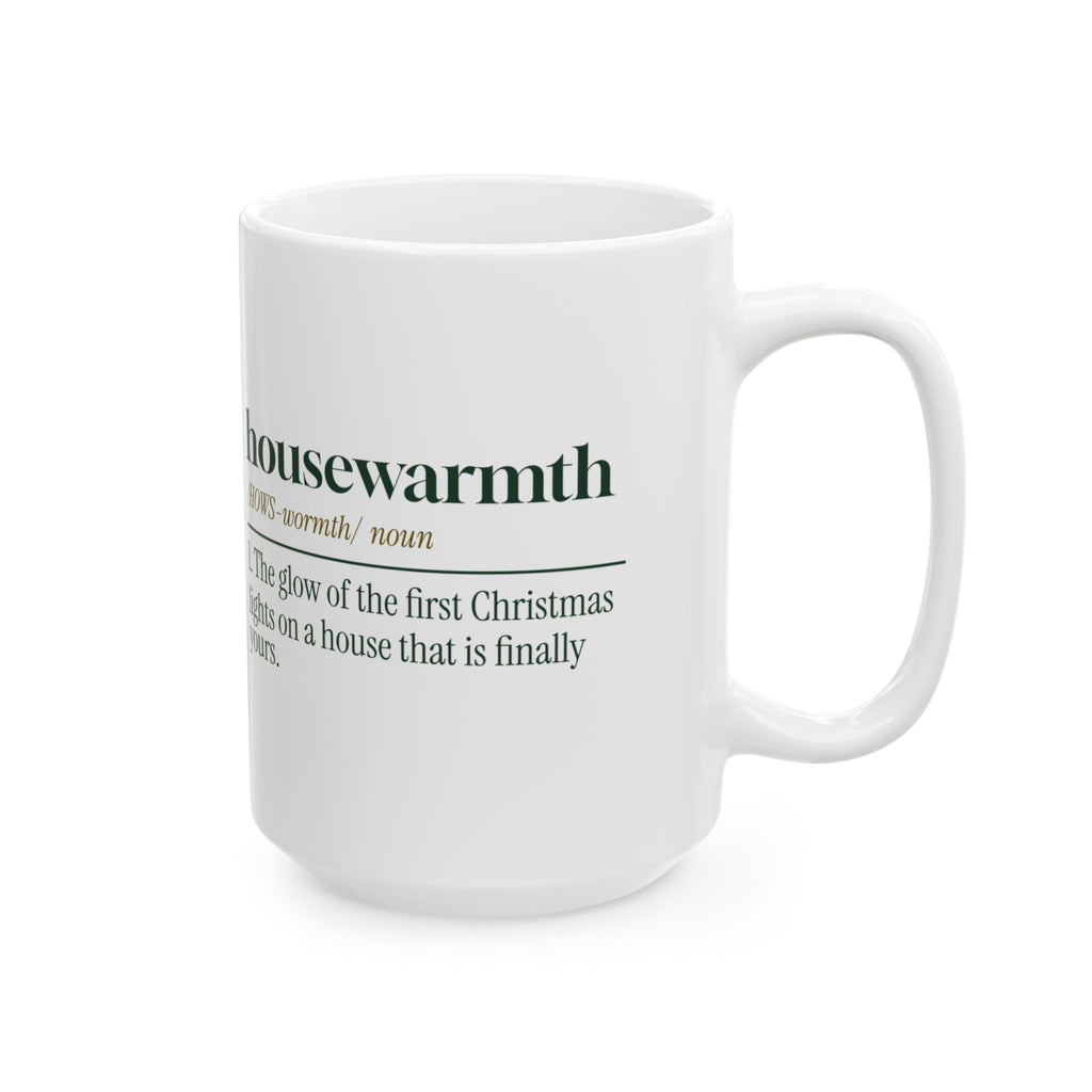 Christmas Coffee Mug Housewarmth Dictionary Definition New House