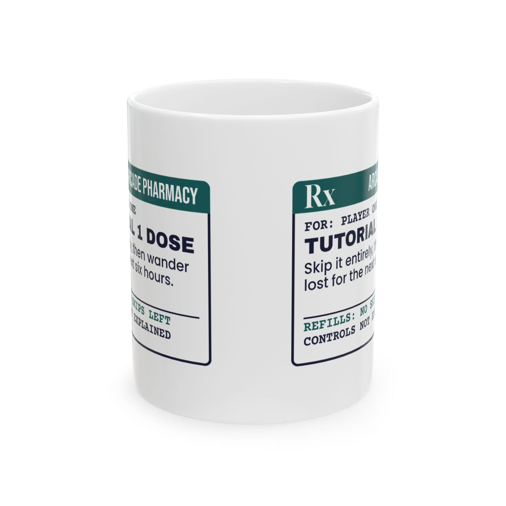 Funny Gamer Coffee Mug Tutorial 1 Dose Prescription For Video Gamers
