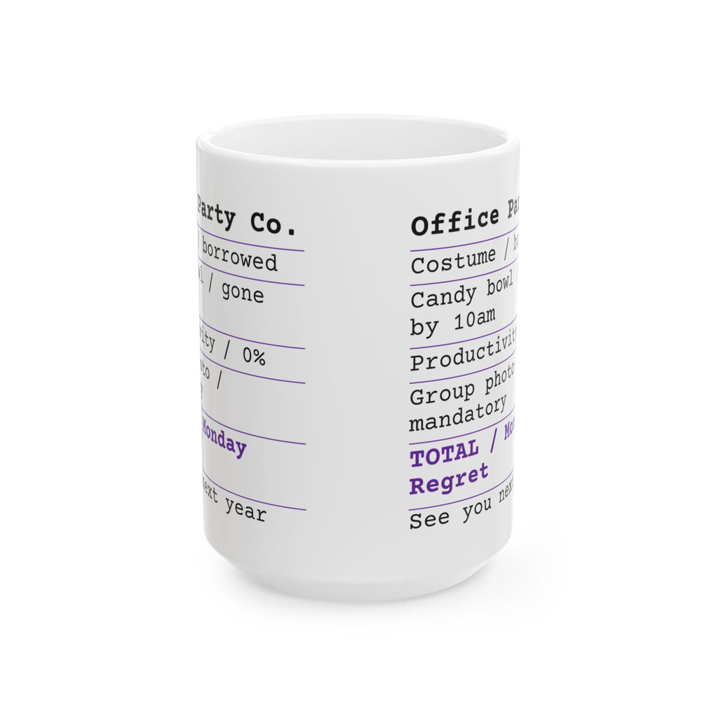 Funny Halloween Coffee Mug Office Party Receipt For Coworkers