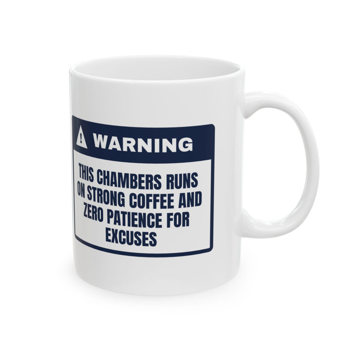 Lawyer Coffee Mug Warning Zero Patience For Excuses