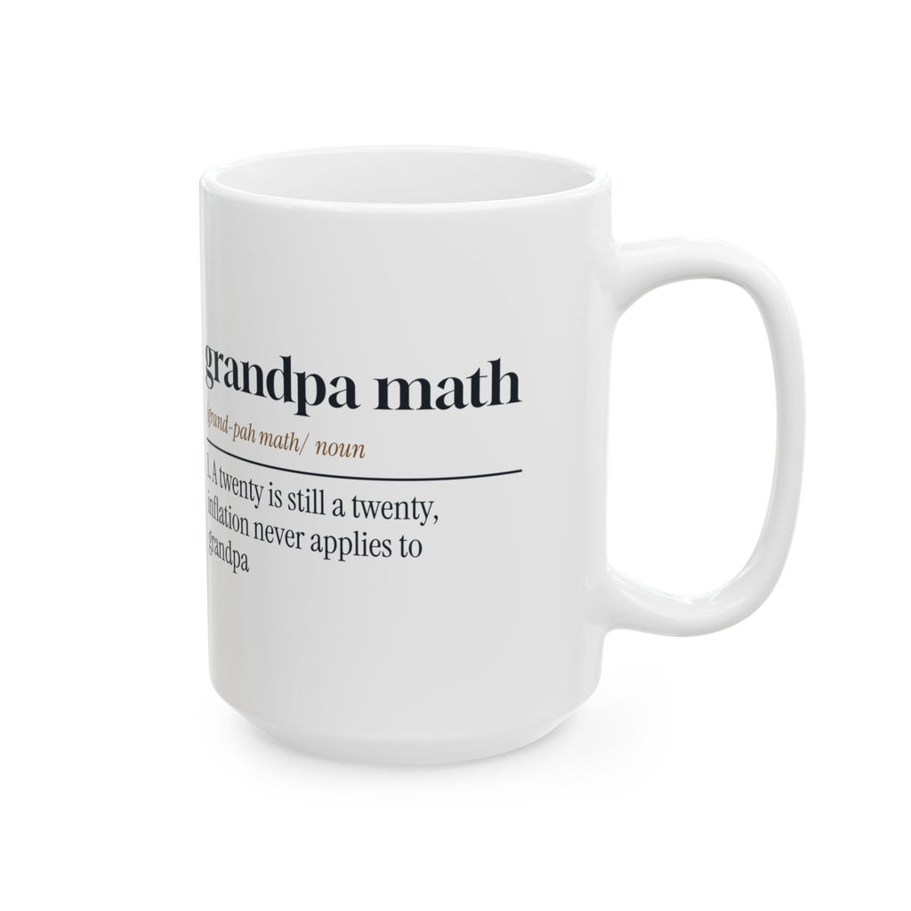 Funny Grandpa Math Dictionary Coffee Mug For Grandpa