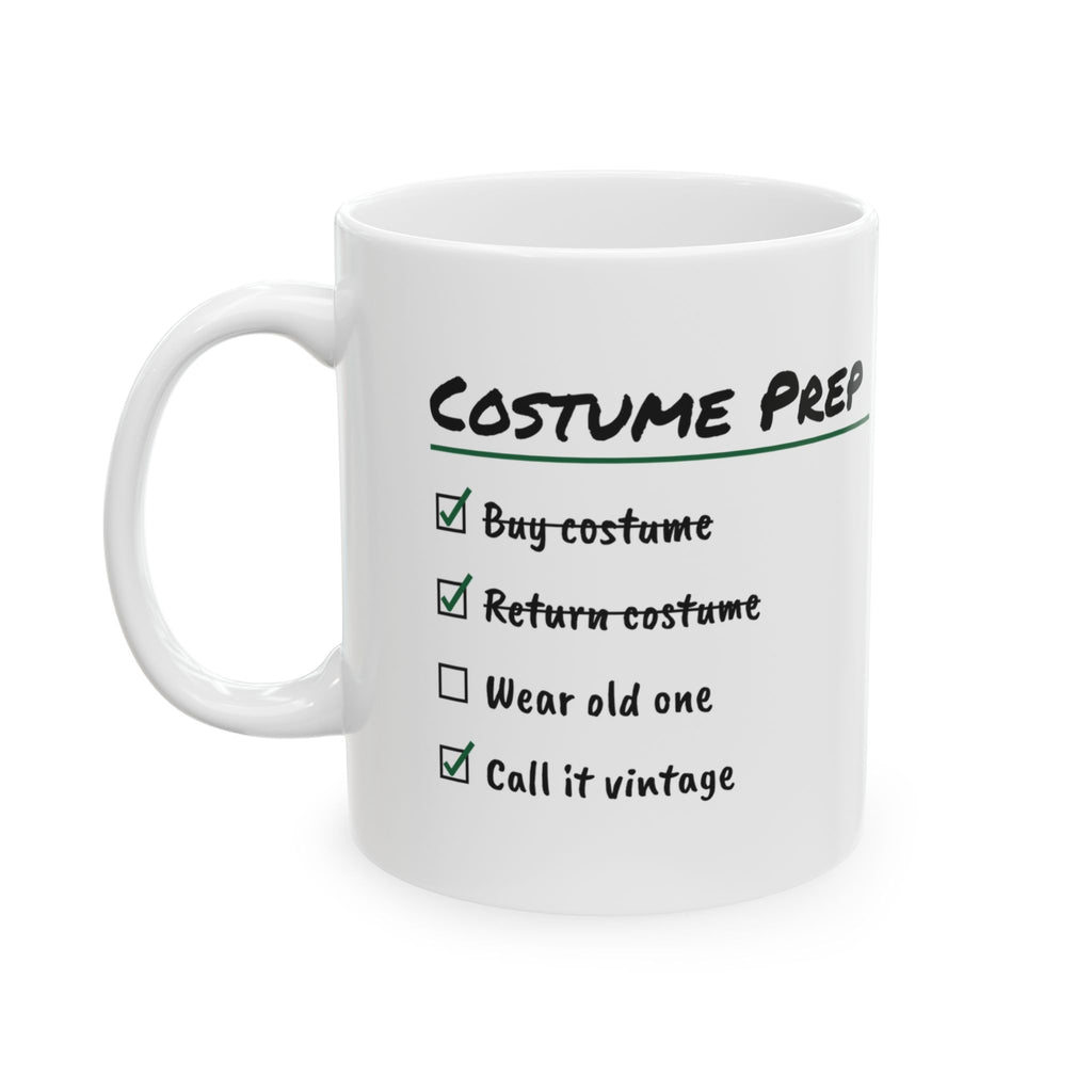 Funny Halloween Coffee Mug Costume Prep Checklist For Costumes