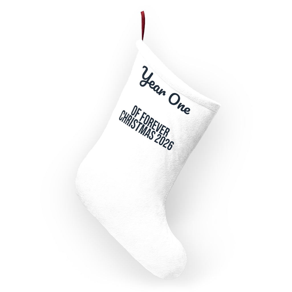 Christmas Stocking Year One Of Forever 2026 Newlywed Couple