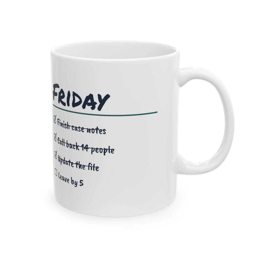 Funny Social Worker Coffee Mug Call Back 14 People Leave By 5 Maybe