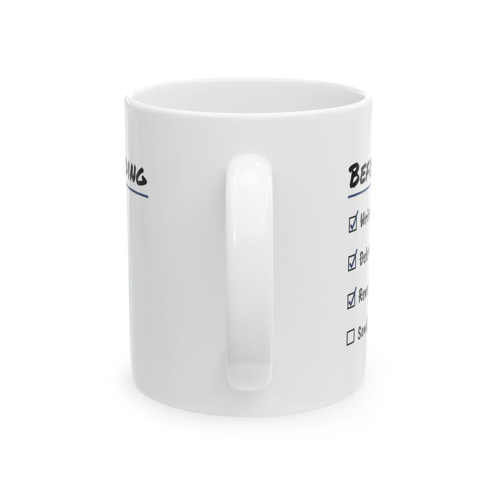 Overthinker Coffee Mug Before Sending Checklist