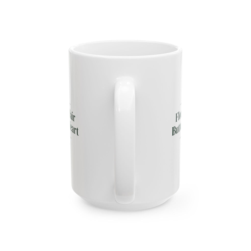 Funny Christmas Coffee Mug Flour In My Hair Butter In My Heart