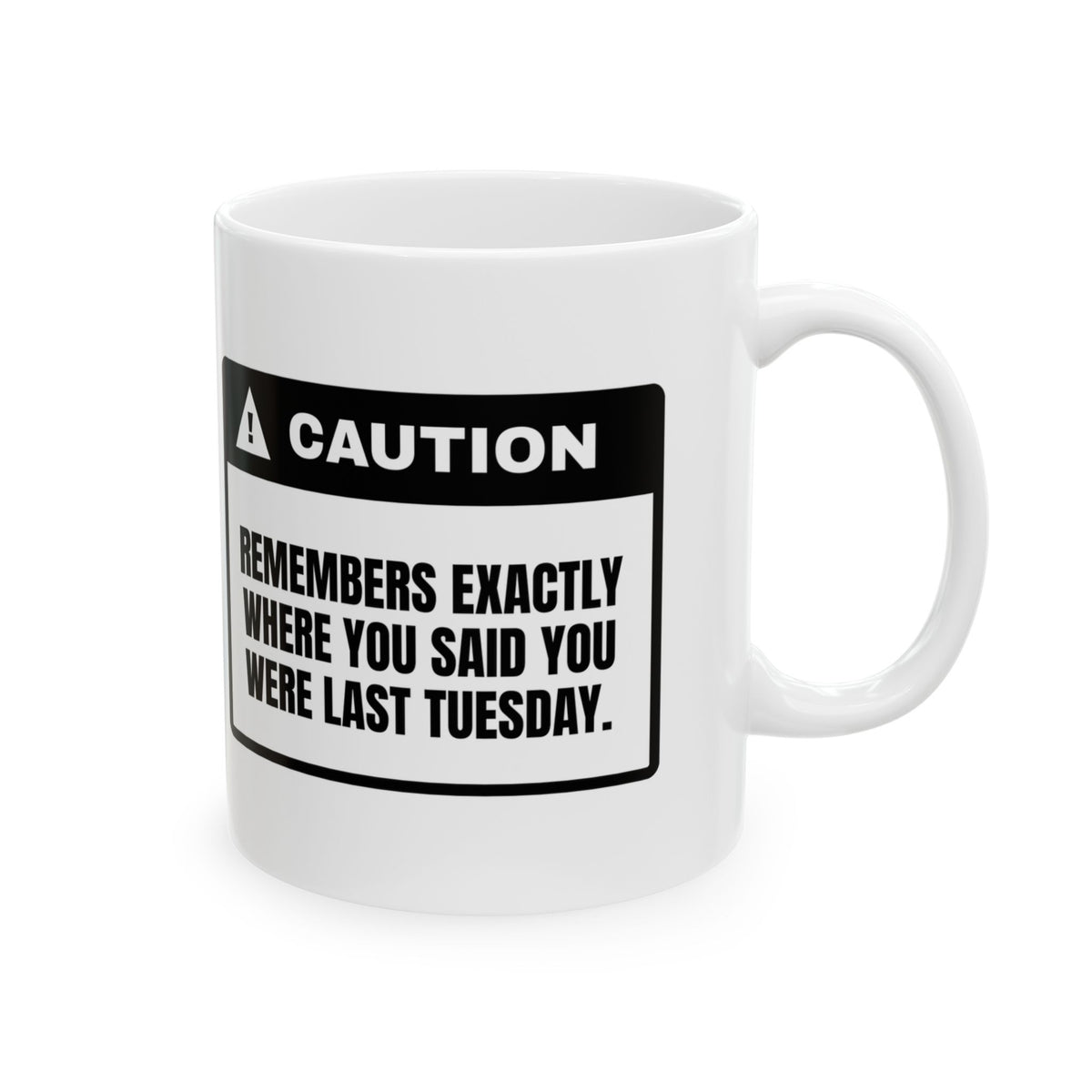 True Crime Coffee Mug Remembers Last Tuesday For Fans