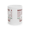 Funny Retail Christmas Coffee Mug Register Receipt For Cashiers