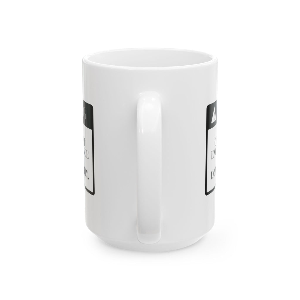 Funny Teacher Coffee Mug Patience Warning Label For Teachers