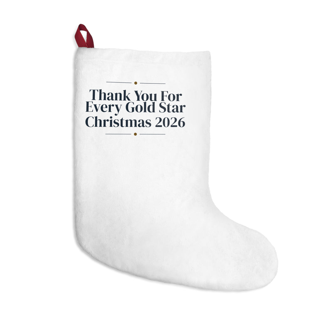 Teacher Christmas Stocking Thank You For Every Gold Star 2026