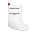Baby's First Christmas Stocking 2026 Snowflakes And Tiny Socks