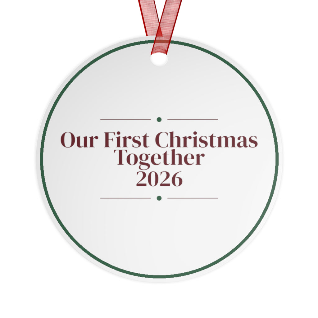 Christmas Ornament 2026 Our First Christmas Together Couple