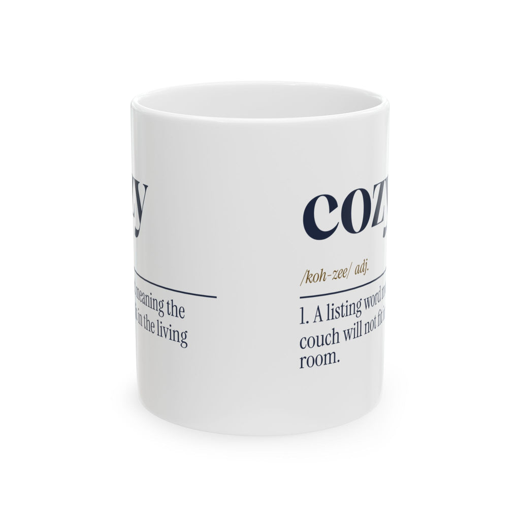 Funny Real Estate Agent Coffee Mug Cozy Dictionary Definition