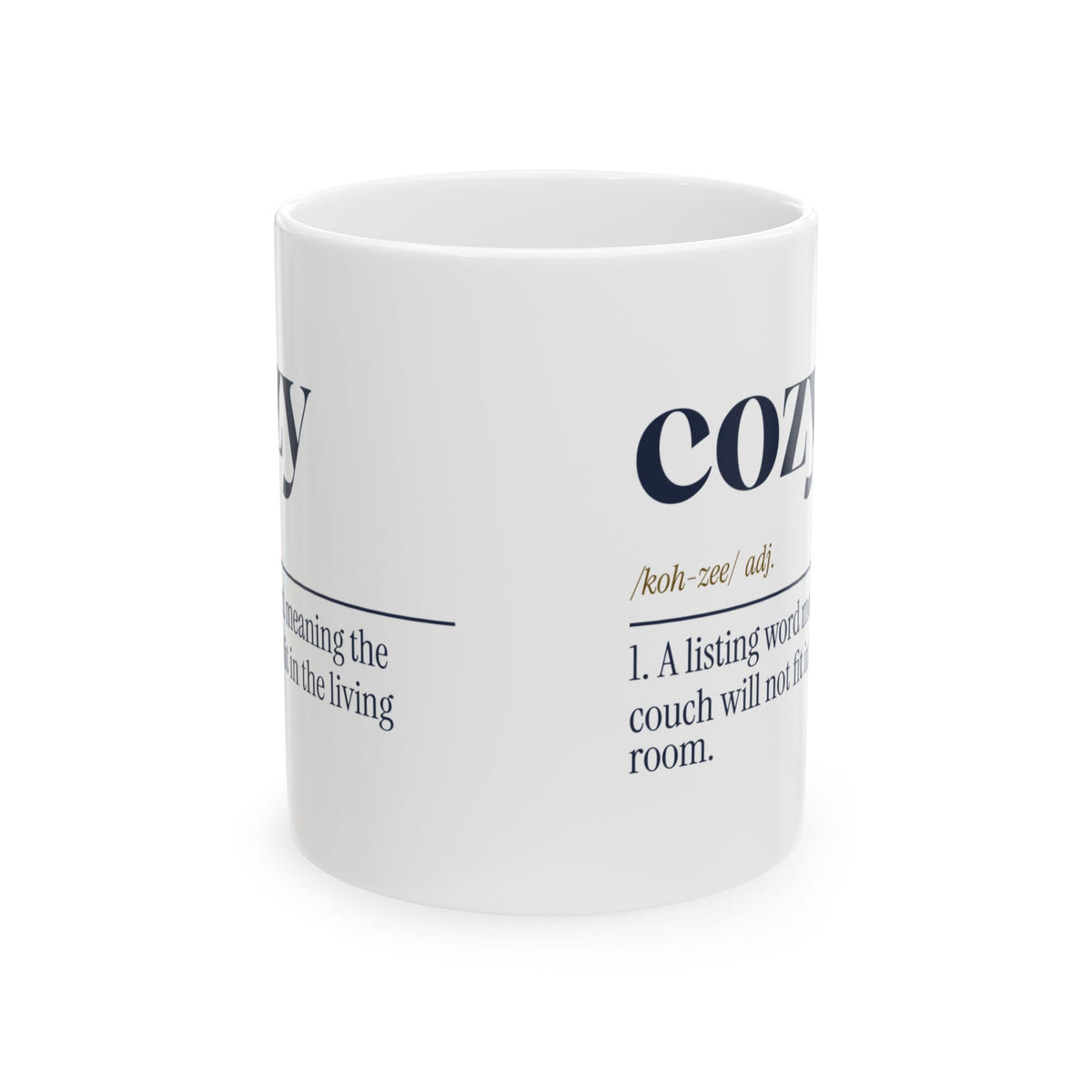 Funny Real Estate Agent Coffee Mug Cozy Dictionary Definition