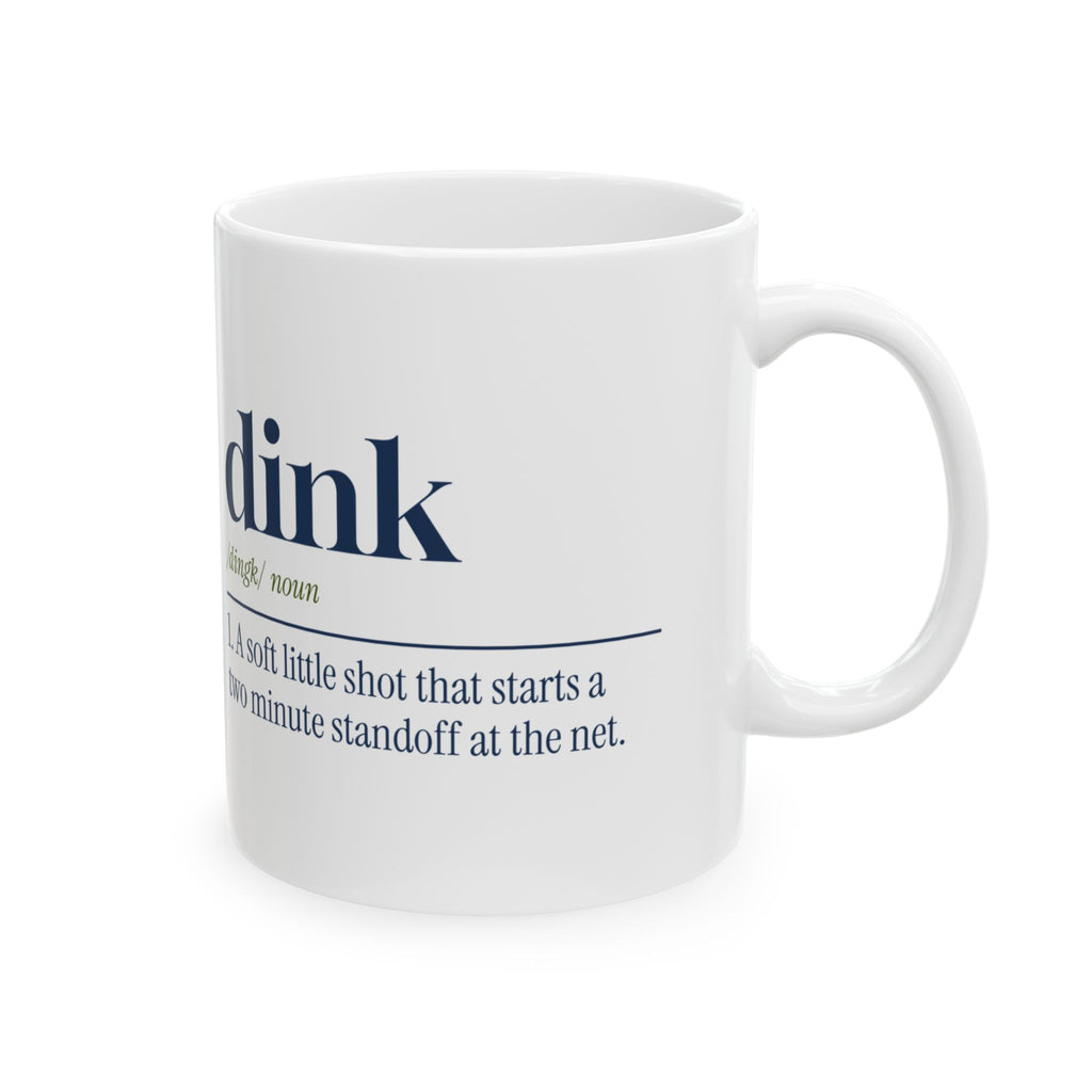 Funny Pickleball Coffee Mug Dink Dictionary Definition