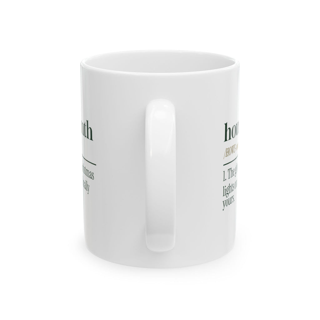 Christmas Coffee Mug Housewarmth Dictionary Definition New House