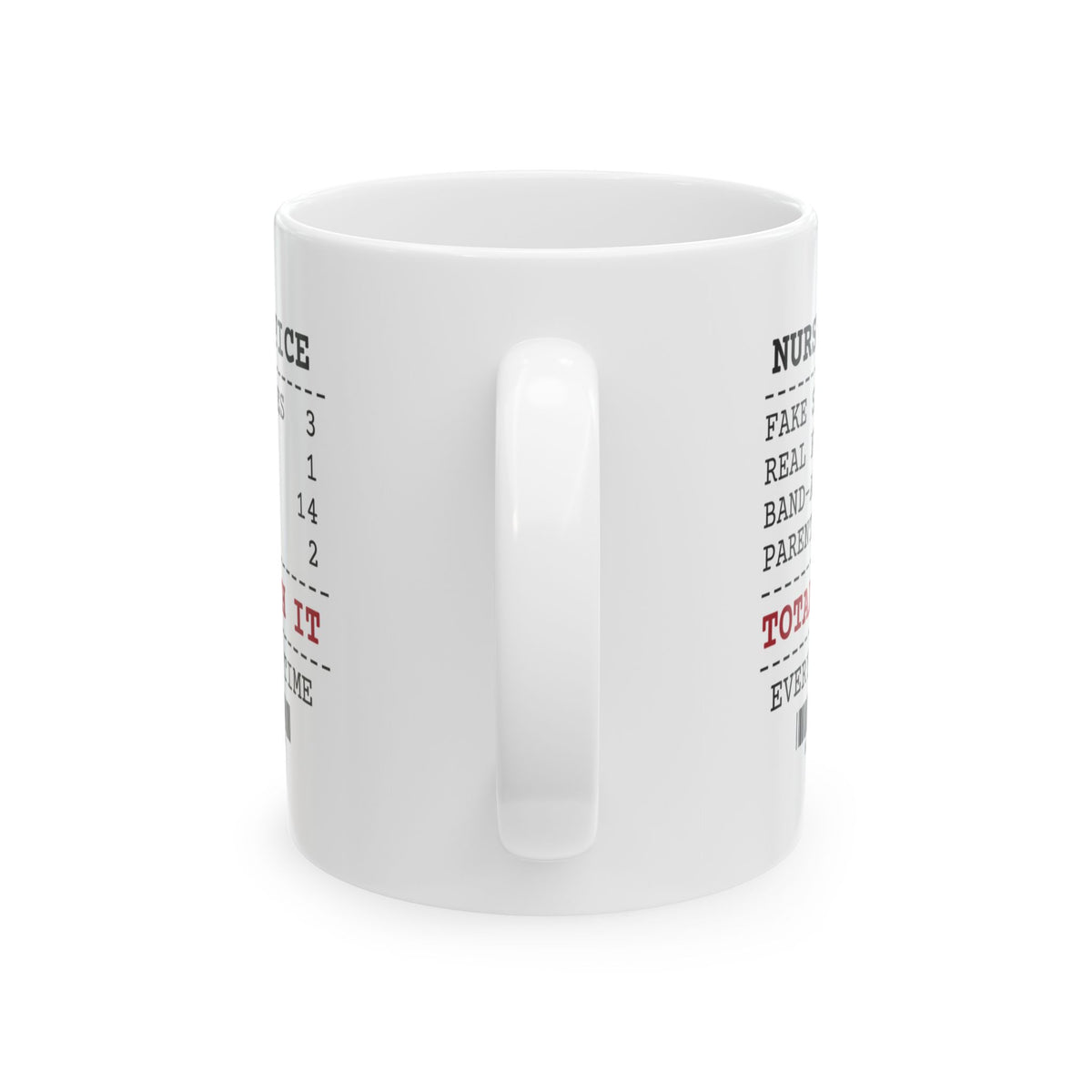 Funny School Nurse Coffee Mug Office Receipt For School Nurses