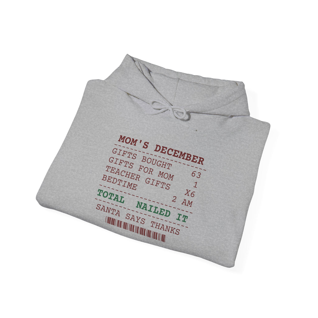 Funny Christmas Mom Hoodie Gifts Bought 63 Receipt For Moms
