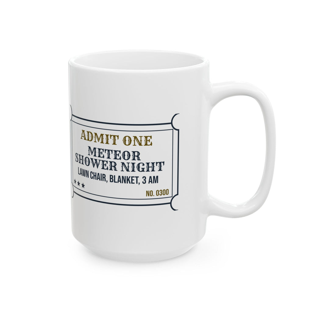 Funny Astronomy Coffee Mug Meteor Shower Night Lawn Chair At 3 AM