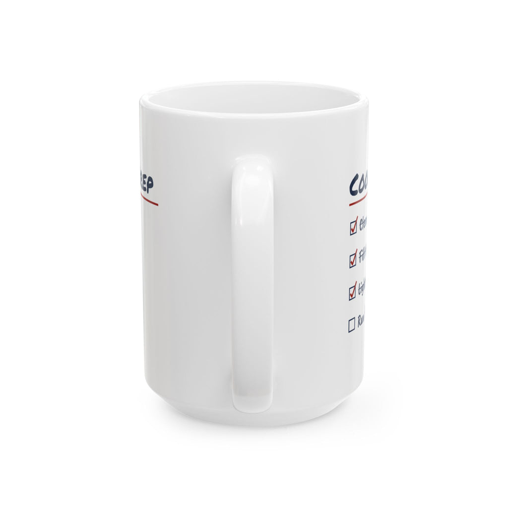 Funny Fourth Of July Coffee Mug Cookout Prep Checklist Run For More Ice