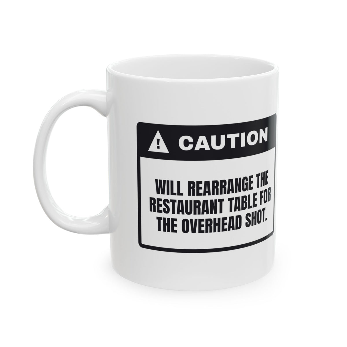 Funny Photography Coffee Mug Rearranges The Table For The Shot