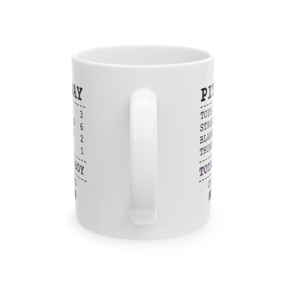 Funny Pit Bull Coffee Mug Toys Destroyed 3 Thunder Panics 1 Receipt
