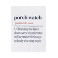 Funny Christmas Shopping Throw Blanket Porch Watch Dictionary Definition