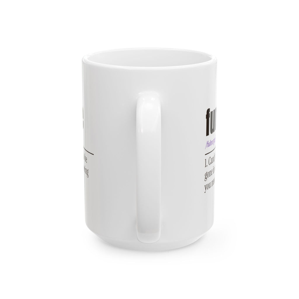 Funny Halloween Coffee Mug Fun Size Candy Definition For Candy Lovers