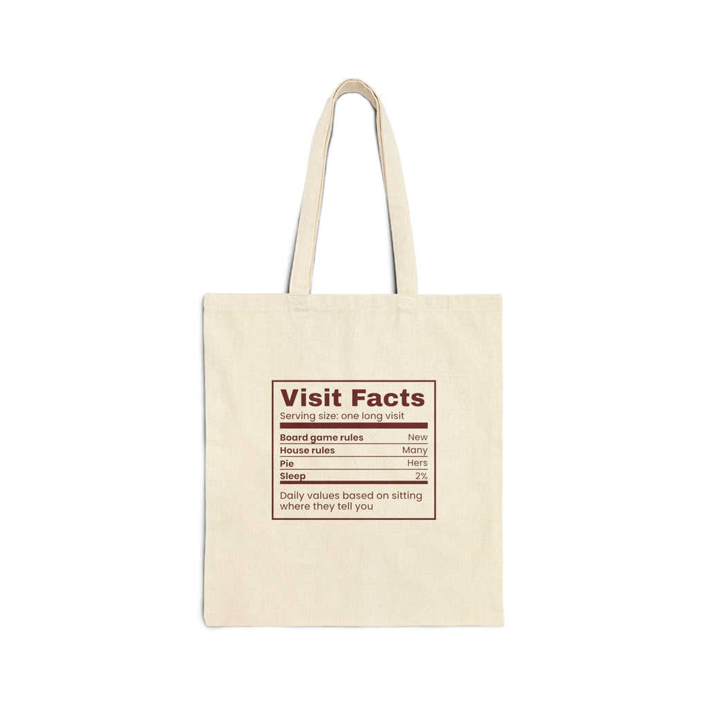 Funny Christmas Tote Bag Visit Facts House Rules Many For In-Laws