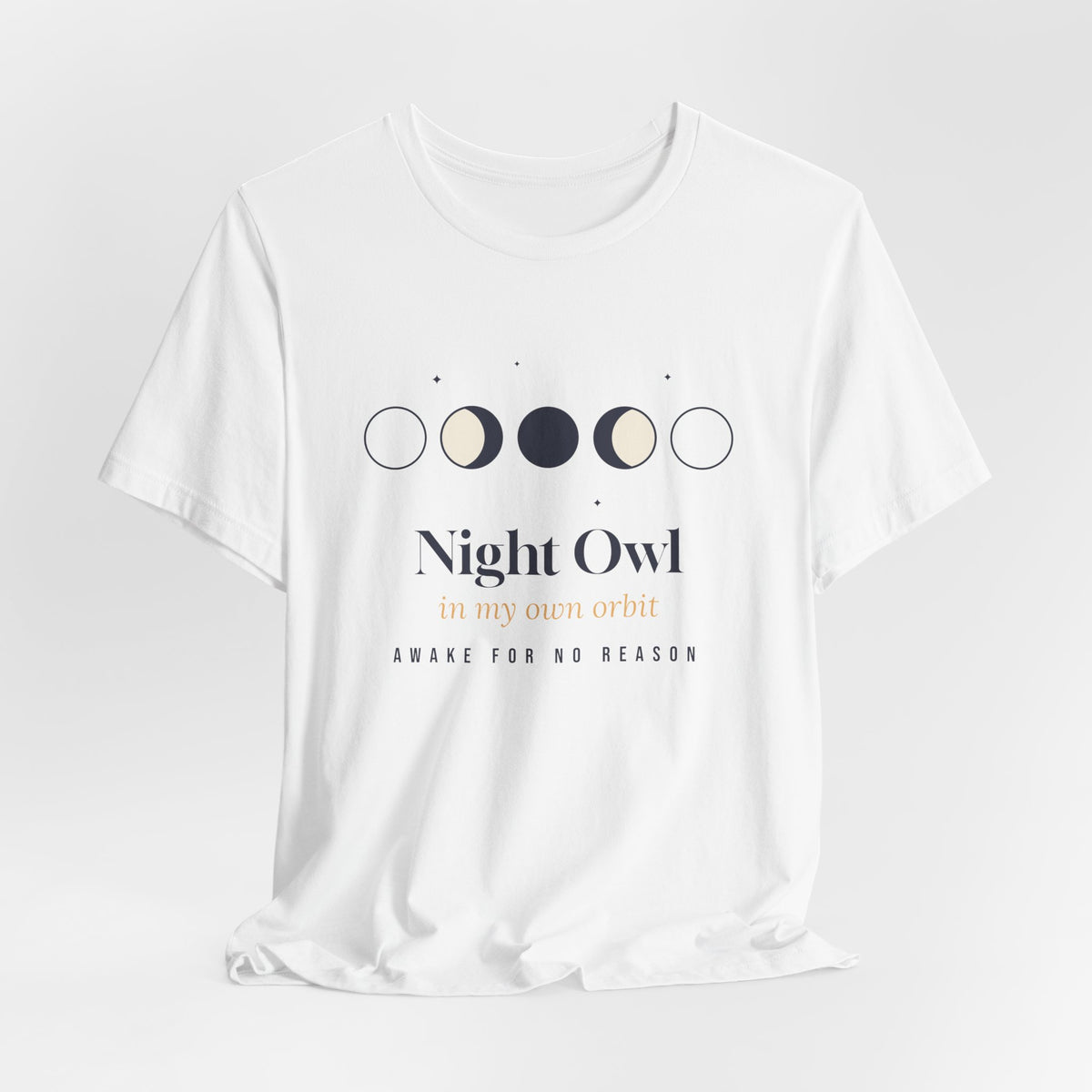 Night Owl Shirt In My Own Orbit Moon Phases