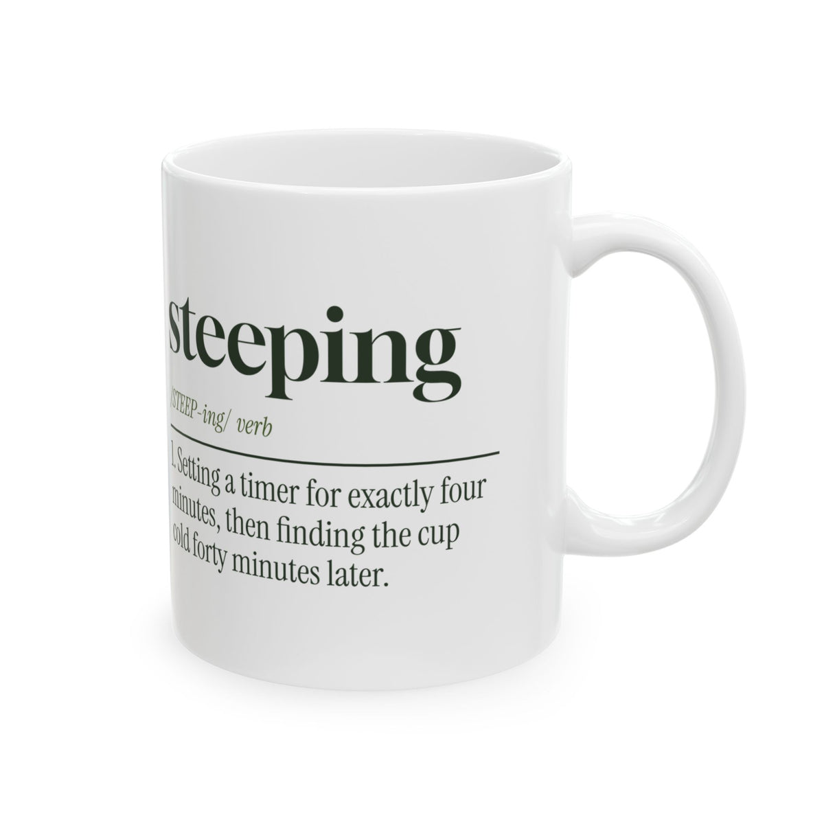 Funny Tea Coffee Mug Steeping Dictionary Definition For Tea Lovers