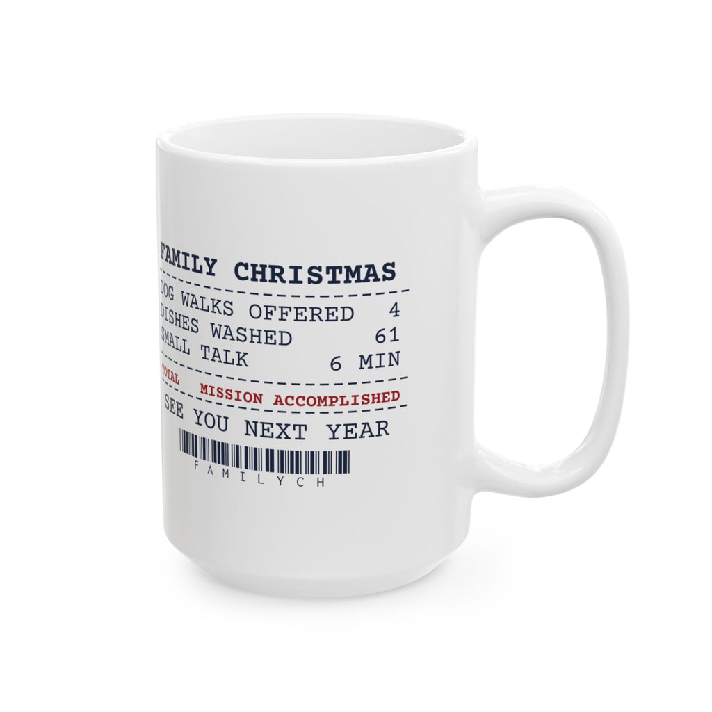 Funny Introvert Christmas Coffee Mug Washed Every Dish To Avoid Talking
