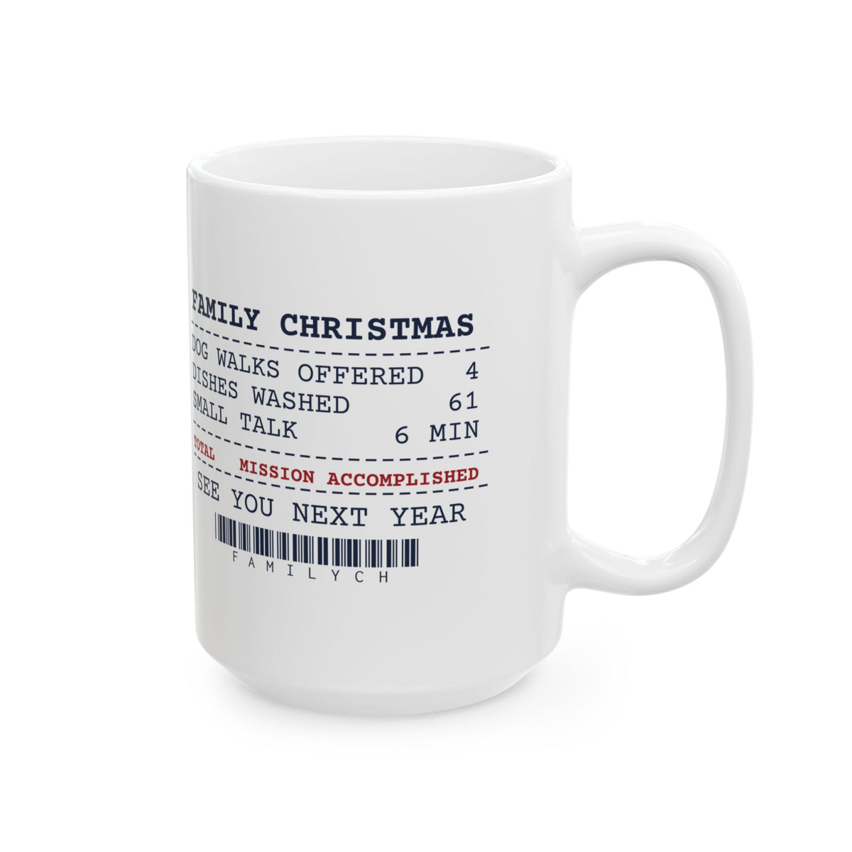 Funny Introvert Christmas Coffee Mug Washed Every Dish To Avoid Talking